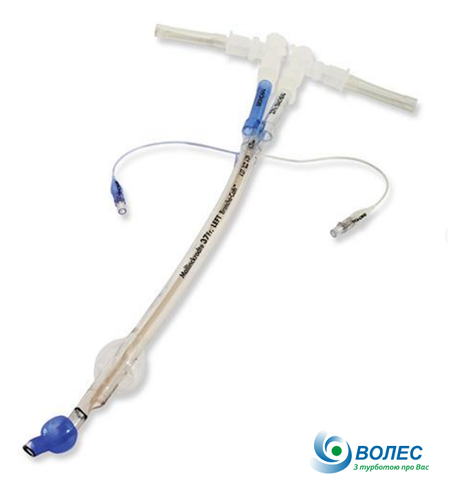 Ендобронхіальна трубка ВОЛЕС стандартна з поліуретановою манжетою, лівобічна